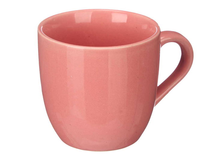 Vessia Taza Cafe Con Leche Rosa Palo 210 ml 11x8x8cm (Set de 24)
