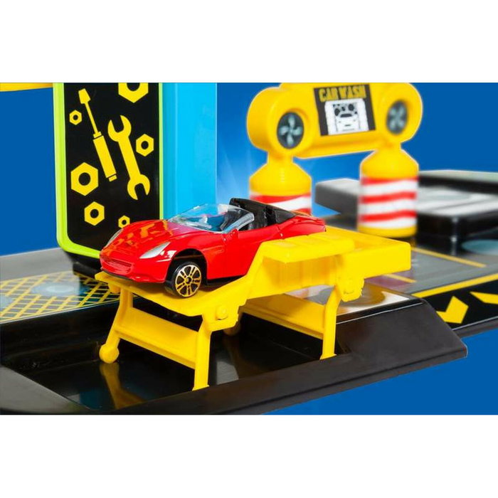 Molto Parking de 4 plantas con 5 coches incluidos Molto Parking de 4 plantas con 5 coches incluidos