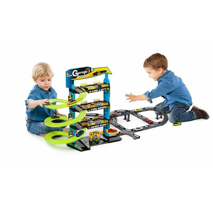 Molto Parking de 4 plantas con 5 coches incluidos Molto Parking de 4 plantas con 5 coches incluidos