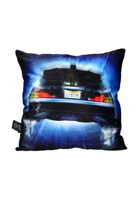 Delorean roads cojin 45x45 cm envasado al vacío back to the future