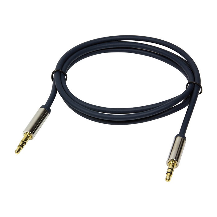 LogiLink Cable de audio de 3,5 mm de 5 metros, azul