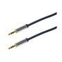 LogiLink Cable de audio de 3,5 mm de 5 metros, azul