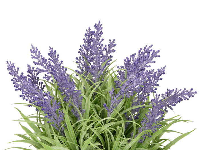 IBERGARDEN Macetero Lavanda Mediano Surtido Plástico Cemento 18x25x18cm (Set de 12)