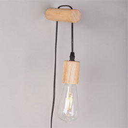 Ajman Aplique de Pared de Madera Estilo Nórdico