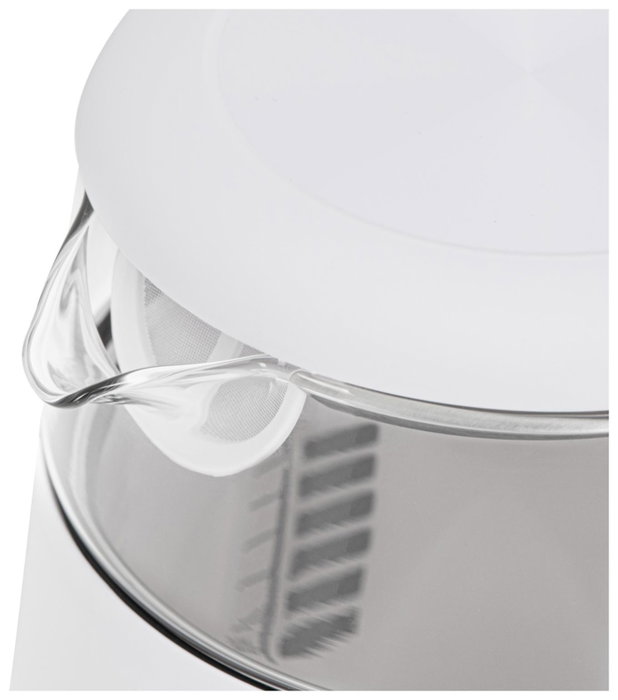 Adler Ad 1305 Hervidor de agua 1,7 l Blanco/plata