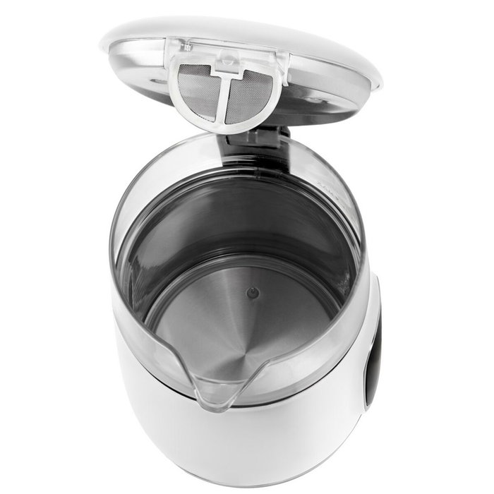 Adler Ad 1305 Hervidor de agua 1,7 l Blanco/plata