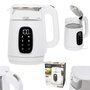 Adler Ad 1305 Hervidor de agua 1,7 l Blanco/plata