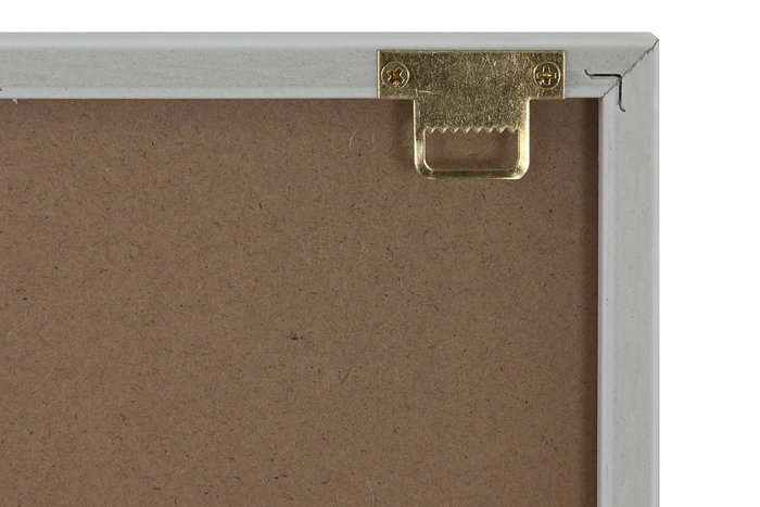 DKD Home Decor Cuadro Lienzo Animal Amarillo Blanco 40 x 30 cm (4 Unidades)