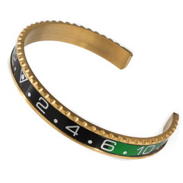 Oyster Pulsera GD-GMT-GRNBK de Acero Inoxidable