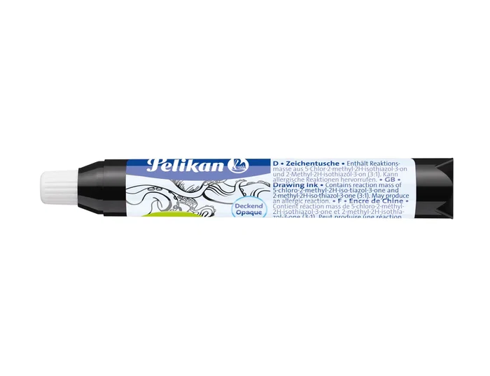 Pelikan Tinta china negra cargador 9 ml