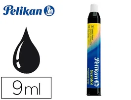 Pelikan Cargador Tinta China Negra 9 ml para Dibujar y Pintar