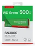 SanDisk WD Green SSD 500GB SN3000 NVMe M.2 2280 PCI Express 4.0 QLC NAND - 5000 MB/s lectura, 4100 MB/s escritura - PC/Portátil/Consola