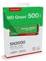 SanDisk WD Green SSD 500GB SN3000 NVMe M.2 2280 PCI Express 4.0 QLC NAND - 5000 MB/s lectura, 4100 MB/s escritura - PC/Portátil/Consola