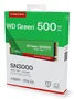 SanDisk WD Green SSD 500GB SN3000 NVMe M.2 2280 PCI Express 4.0 QLC NAND - 5000 MB/s lectura, 4100 MB/s escritura - PC/Portátil/Consola