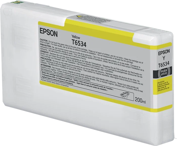 Epson Cartucho de tinta Amarillo T6534 200 ml (C13T653400) original