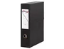Pardo Archivador con tapa DIN A4 80 mm Negro Carton forrado 335x250x80 mm
