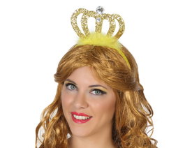 Atosa Diadema Princesa Dorado Mujer Adulto