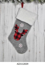 DKD Home Decor Adorno Reno Rojo y Blanco