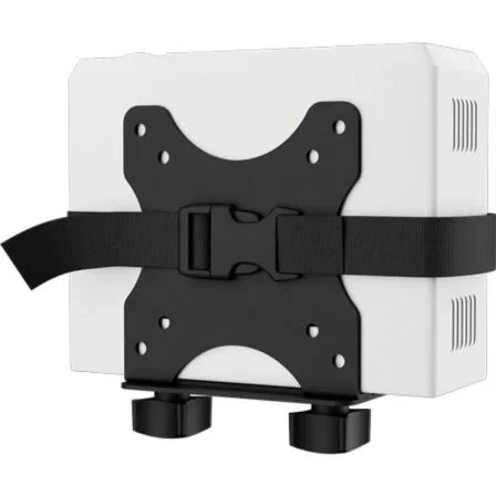 Fellowes 100136873 Soporte CPU Thin Client Negro para hasta 5kg, Montaje VESA, Columna o Debajo Escritorio