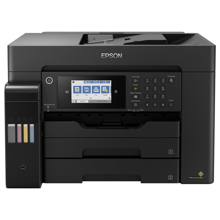Epson ET-16655 Multifunción Inkjet A3 25ppm Impresión Doble Cara USB LAN Wi-Fi Negra Epson ET-16655 Multifunción Inkjet A3 25ppm Impresión Doble Cara USB LAN Wi-Fi Negra