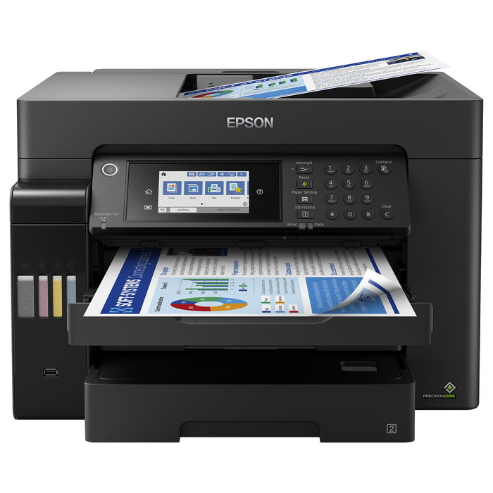 Epson ET-16655 Multifunción Inkjet A3 25ppm Impresión Doble Cara USB LAN Wi-Fi Negra Epson ET-16655 Multifunción Inkjet A3 25ppm Impresión Doble Cara USB LAN Wi-Fi Negra