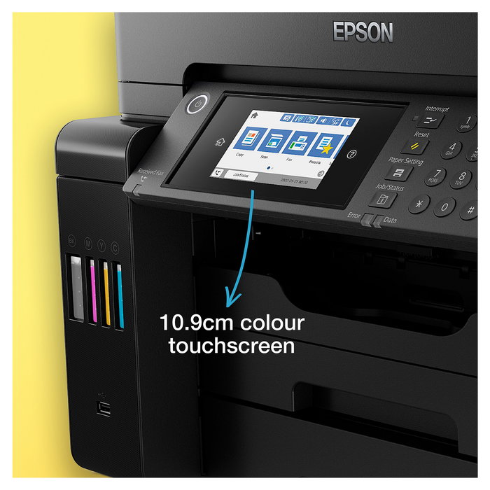 Epson ET-16655 Multifunción Inkjet A3 25ppm Impresión Doble Cara USB LAN Wi-Fi Negra Epson ET-16655 Multifunción Inkjet A3 25ppm Impresión Doble Cara USB LAN Wi-Fi Negra