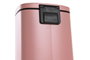 DKD Home Decor Papelera Metal PP Melocotón 5 L con Cerrado Lento