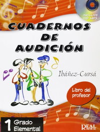 REAL MUSICAL, CUADERNOS DE AUDICIÓN GRADO 1 MEDIO LIBRO DEL PROFESOR +CD - Ibañez/Cursa