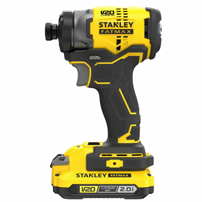 Stanley Fatmax Atornillador de impacto V20 SFMCF820D2K-QW 190 Nm Brushless 18V con 2 Baterías 2Ah