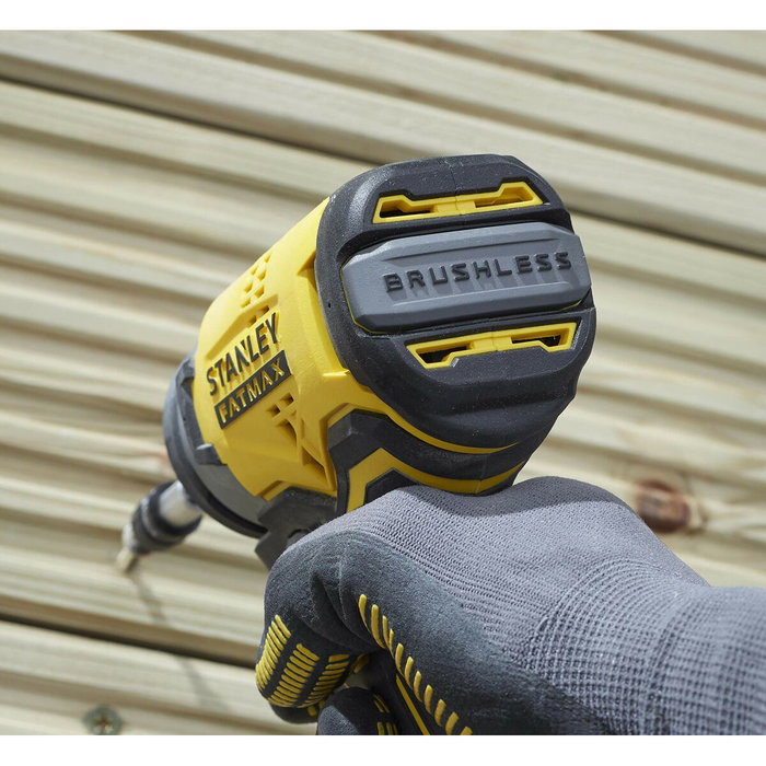 Stanley Fatmax Atornillador de impacto V20 SFMCF820D2K-QW 190 Nm Brushless 18V con 2 Baterías 2Ah