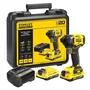Stanley Fatmax Atornillador de Impacto SFMCF820D2K-QW Brushless Litio 18V 190 Nm 2 Baterías 2Ah