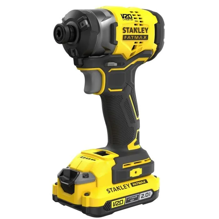 Stanley Fatmax Atornillador de Impacto SFMCF820D2K-QW Brushless Litio 18V 190 Nm 2 Baterías 2Ah Stanley Fatmax Atornillador de Impacto SFMCF820D2K-QW Brushless Litio 18V 190 Nm 2 Baterías 2Ah