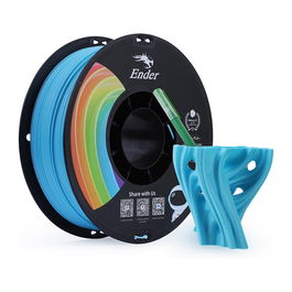Creality PLA+ Filamento 3D Azul, 1.75 mm, 1 kg por Rollo, Material de Impresión FDM, Alta Velocidad, Creality 3301010310