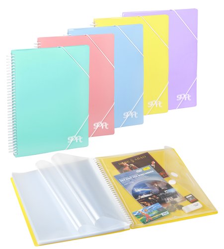 CARCHIVO Carpeta con Fundas Soft PP A4 Surtido (Set de 10) CARCHIVO Carpeta con Fundas Soft PP A4 Surtido (Set de 10)