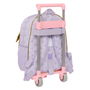 Mochila Escolar con Ruedas Wish Lila 28 x 34 x 10 cm