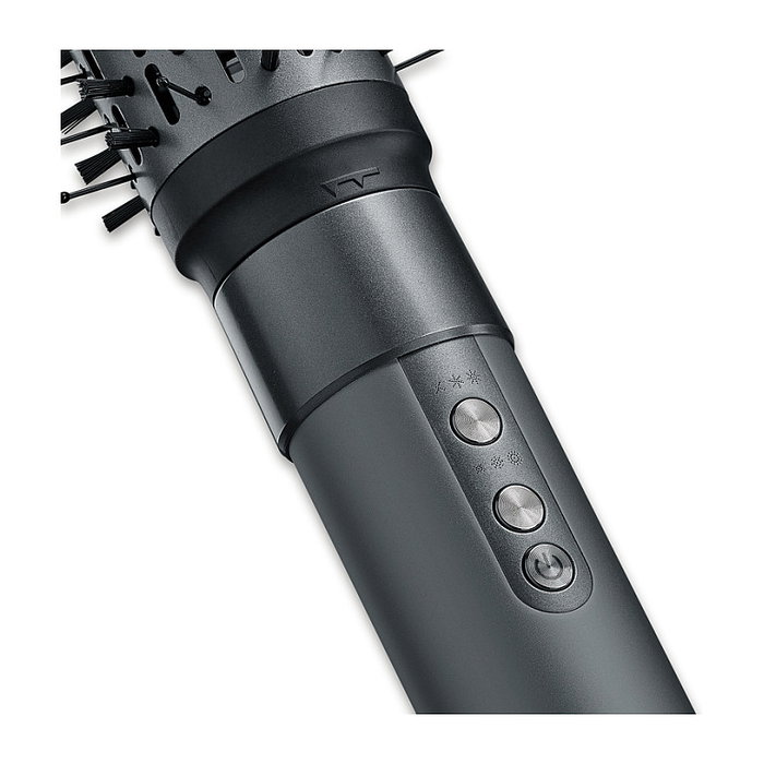 Severin SEV1744785035156 Cepillo de Peinado Iónico Multiestilizador 5 en 1 con Motor BLDC 1500 W y 5 Accesorios - Color Gris y Negro