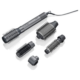 Severin WL 0683 Warmluftbürste Kit de Peluquería Antracita y Plata