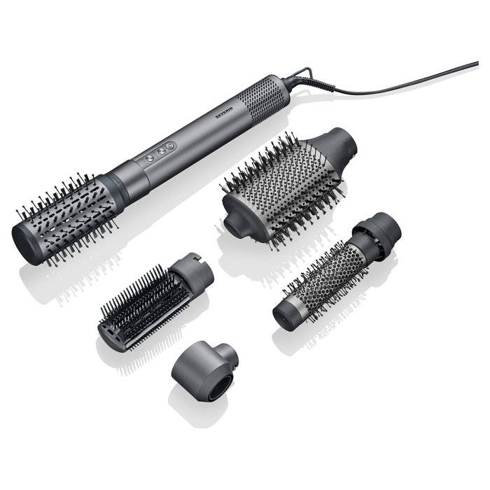 Severin WL 0683 Warmluftbürste Kit de Peluquería Antracita y Plata Severin WL 0683 Warmluftbürste Kit de Peluquería Antracita y Plata