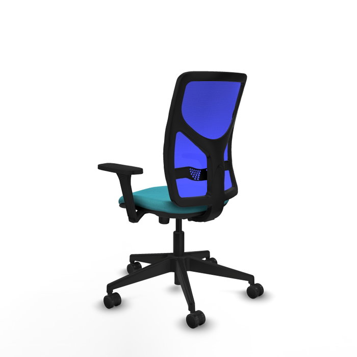 PIQUERAS Y CRESPO Silla de oficina Motilla con mecanismo Sincro en Turquesa y Azul PIQUERAS Y CRESPO Silla de oficina Motilla con mecanismo Sincro en Turquesa y Azul