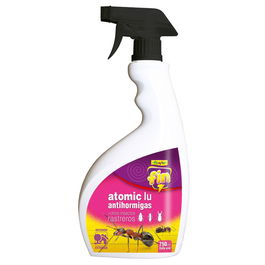 Flower - Insecticida en Spray Antihormigas y Cucarachas ATomIC-Lu FIN, Listo para Usar, Mata Pulgas y Arañas, 750 ml
