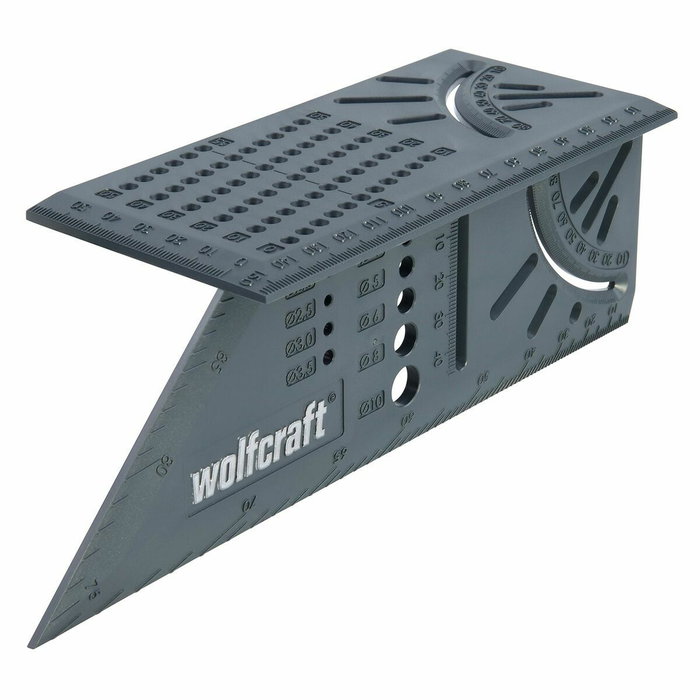 Wolfcraft Escuadra 3D para Vigas de Madera