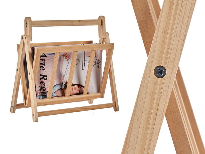 Kipit Revistero Natural Madera Marron 30x37.5x36.5 cm (Set de 12) Kipit Revistero Natural Madera Marron 30x37.5x36.5 cm (Set de 12)