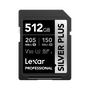 Lexar LSDSIPL512G-BNNNG Tarjeta SDXC Professional SILVER PLUS 512 GB UHS-I U3 V30 Velocidad Lectura 205 MB/s Escritura 150 MB/s