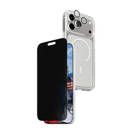 PanzerGlass Care 3-en -1 Flagship Privacy Bundle Protector de Pantalla para iPhone 17 Pro Max, con Filtro Privacidad Aplicación en Seco, Vidrio Templado Transparente