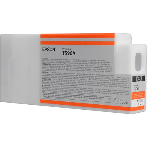 Epson Cartucho de Tinta Naranja T596A 350 ml para Stylus Pro 7900/9900