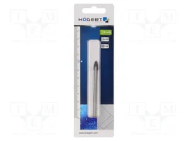 HÖGERT TECHNIK Broca para vidrio de 6 mm x 72 mm