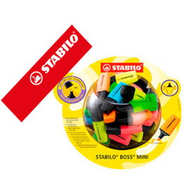 Stabilo Boss Mini Rotuladores Fluorescentes Colores Surtidos Expositor de 50 Unidades