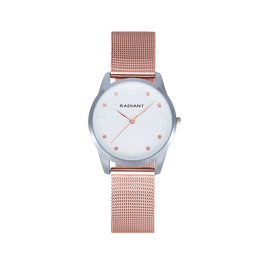 Radiant Reloj RA593203 con diseño de margaritas y correa rosa