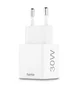 Hama Cargador USB Rápido Doble Puerto 30W PD QC 3.0 Blanco Compacto (00201992) - Smartphone, Tablet, AirPods, Universal