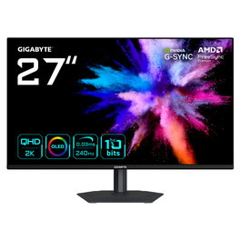 Gigabyte GO27Q24A Monitor Gaming QD-OLED 27 QHD 240Hz 0.03ms HDMI 2.1 DisplayPort 1.4 Negro